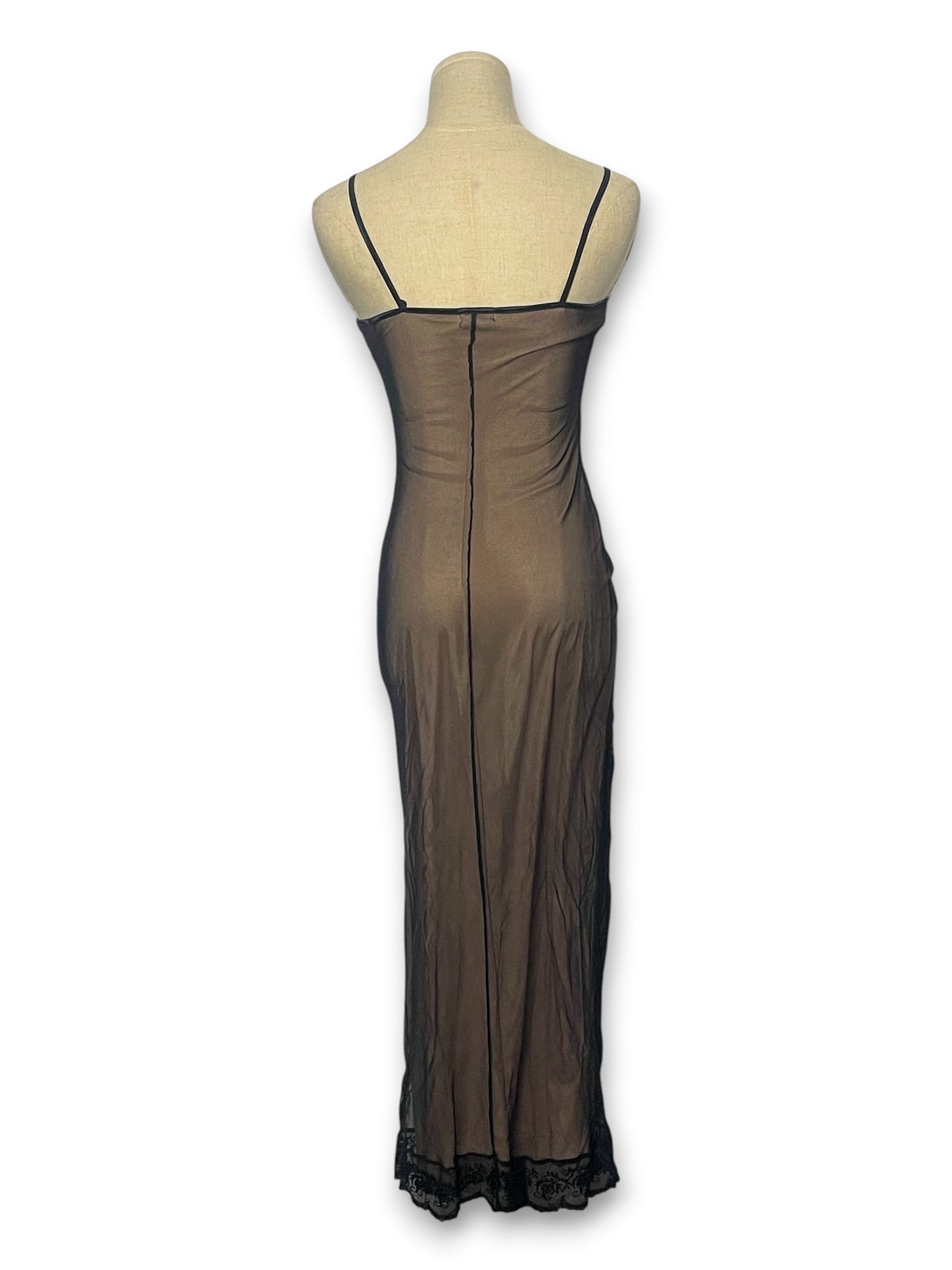 90’s Mesh Layered Maxi Dress (XXS/XS/S)