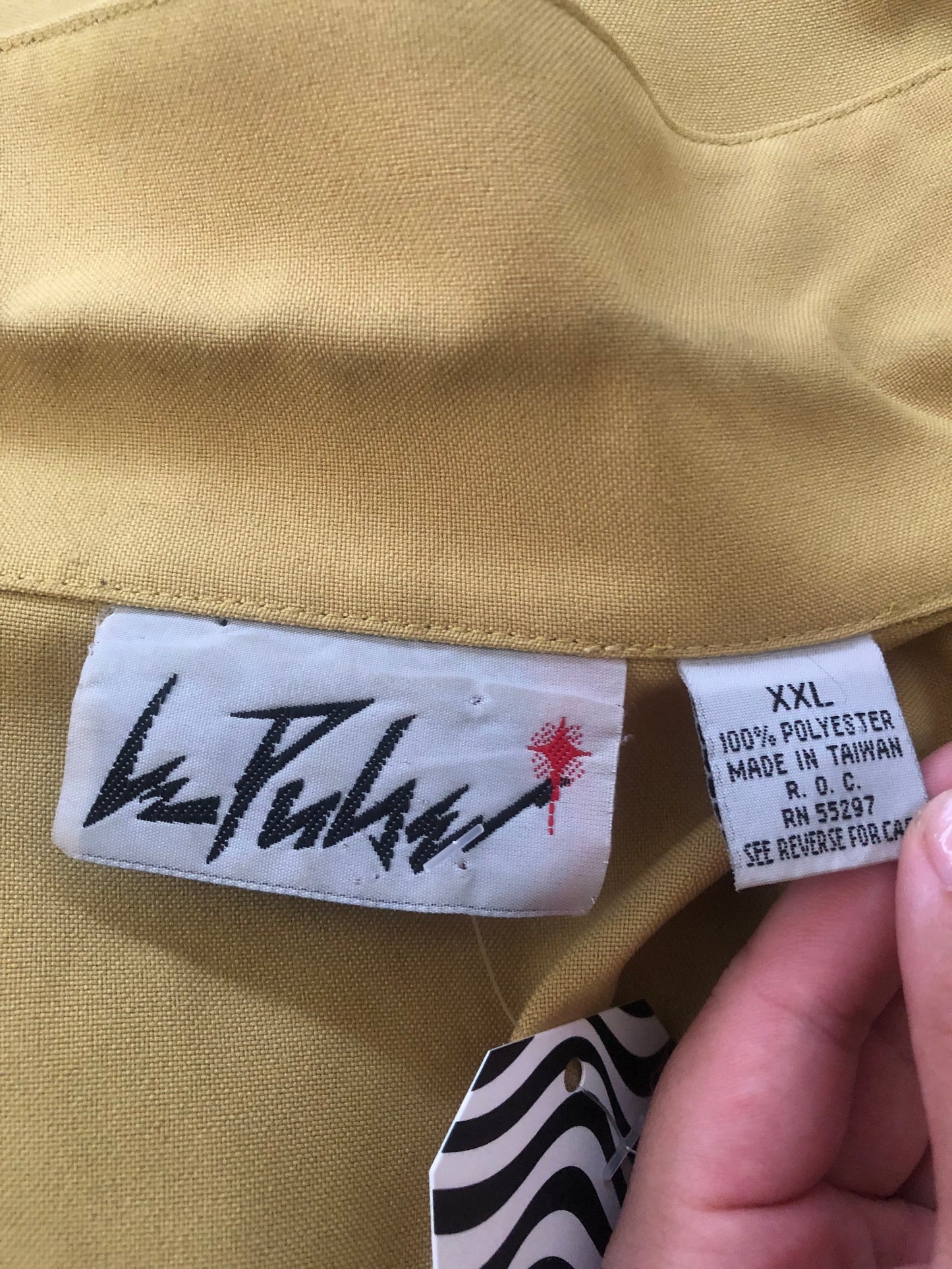80’s Pulse Lime Green Retro Bowling Shirt (3X)