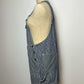 90’s/Y2K Railroad Stripe Overall Shorts (M)