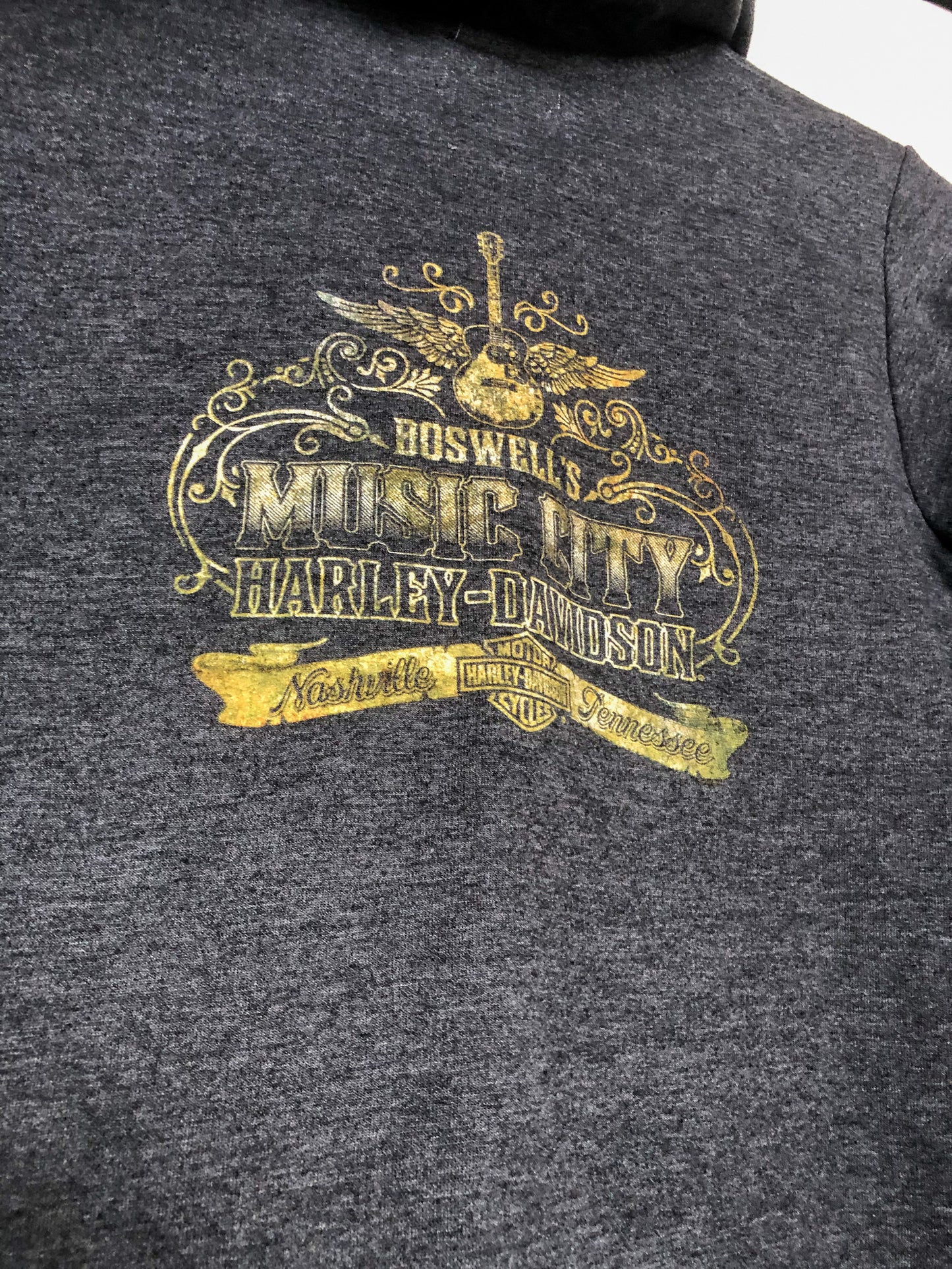 Harley Davidson Dark Gray Pullover Hoodie (S)