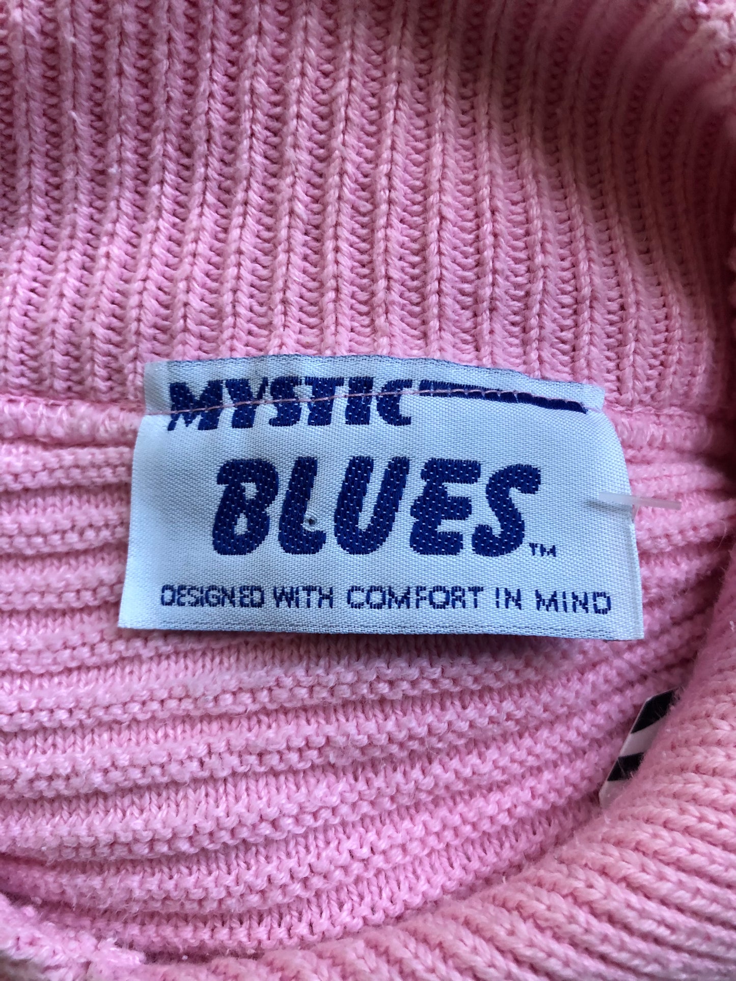 90’s Mystic Blues Pink Polo Sweater (2X)