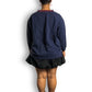 Y2K Looney Tunes Navy Blue Taz the Tasmanian Devil Sweatshirt (2X/3X)