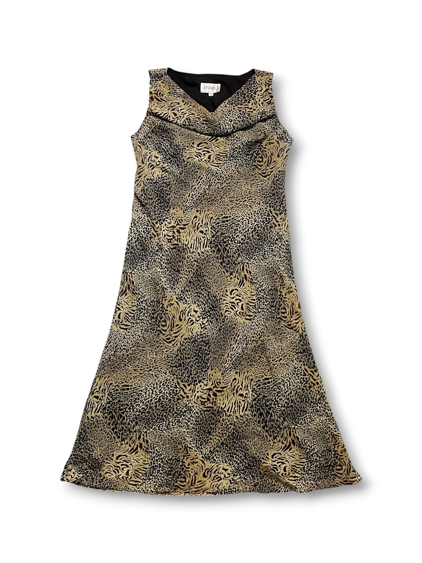 90’s/Y2K Animal Print Maxi Dress (M/L)