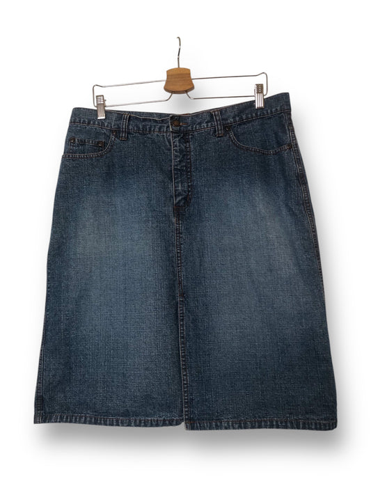 Y2K/Modern Faded Glory Denim Skirt (XL)