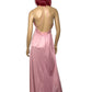 60’s/70’s Lily of France Pink Slip Maxi Dress (M)