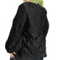 90’s/Y2K Sandy Starkman Black Patchwork Velvet Blazer (M)