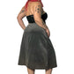 80’s/90’s Tumbleweeds Gray Velvet Skirt (XL/2X/3X)