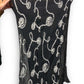 Black Swirly Scarf
