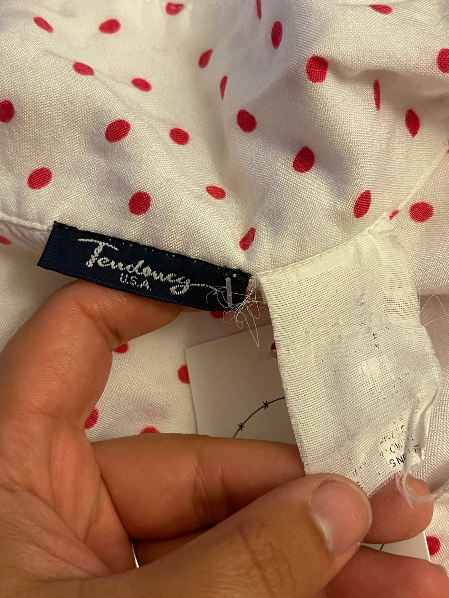 90’s/Y2K Polka Dot Blouse (3X)