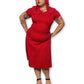 Ladybug Retro Wiggle Dress (XL)