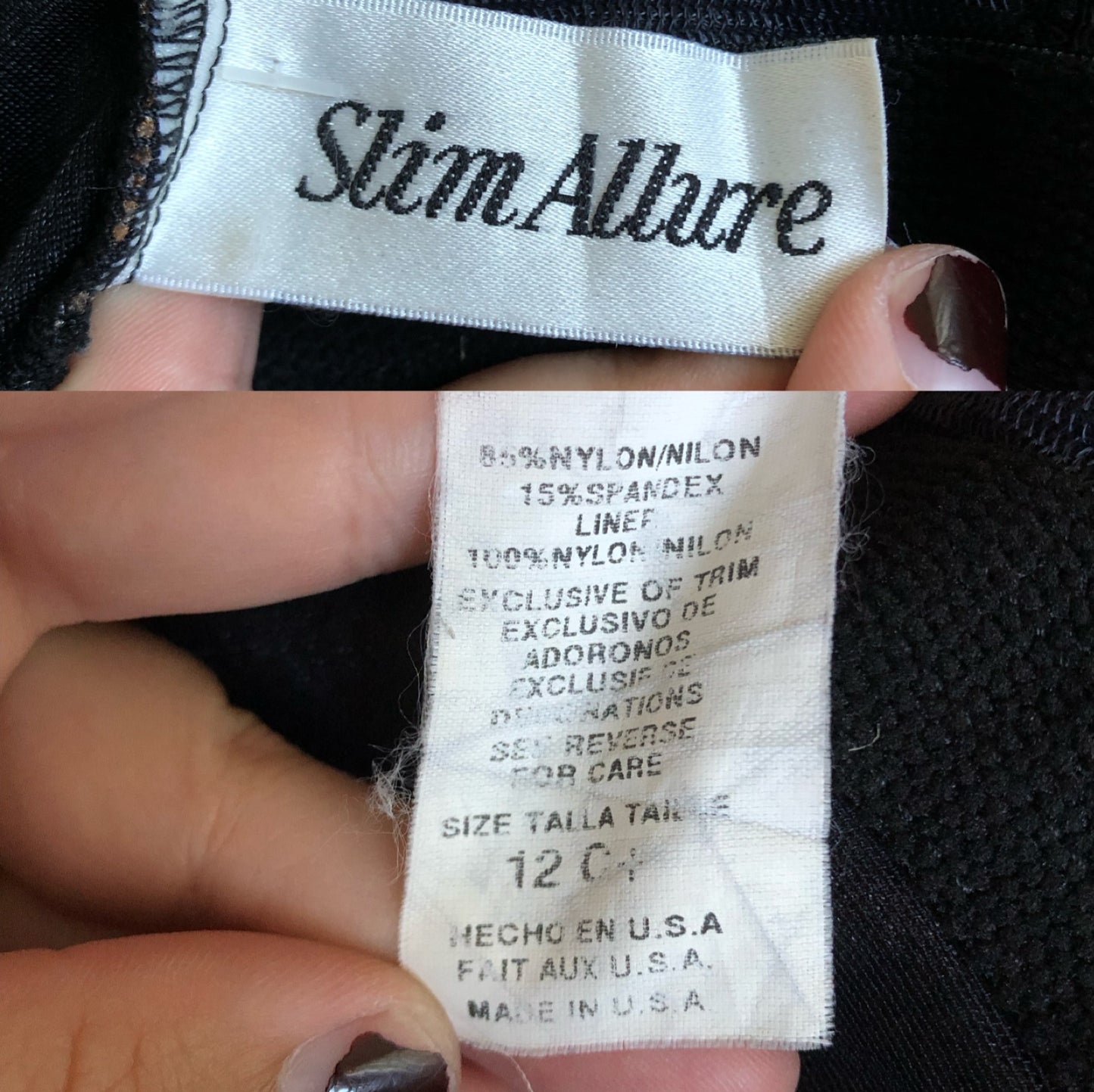80’s/90’s Slim Allure Retro Swimsuit (M/L)