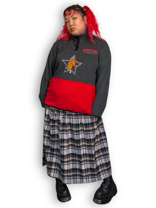 Y2K Scooby Doo Gray Fleece Pullover (4X)