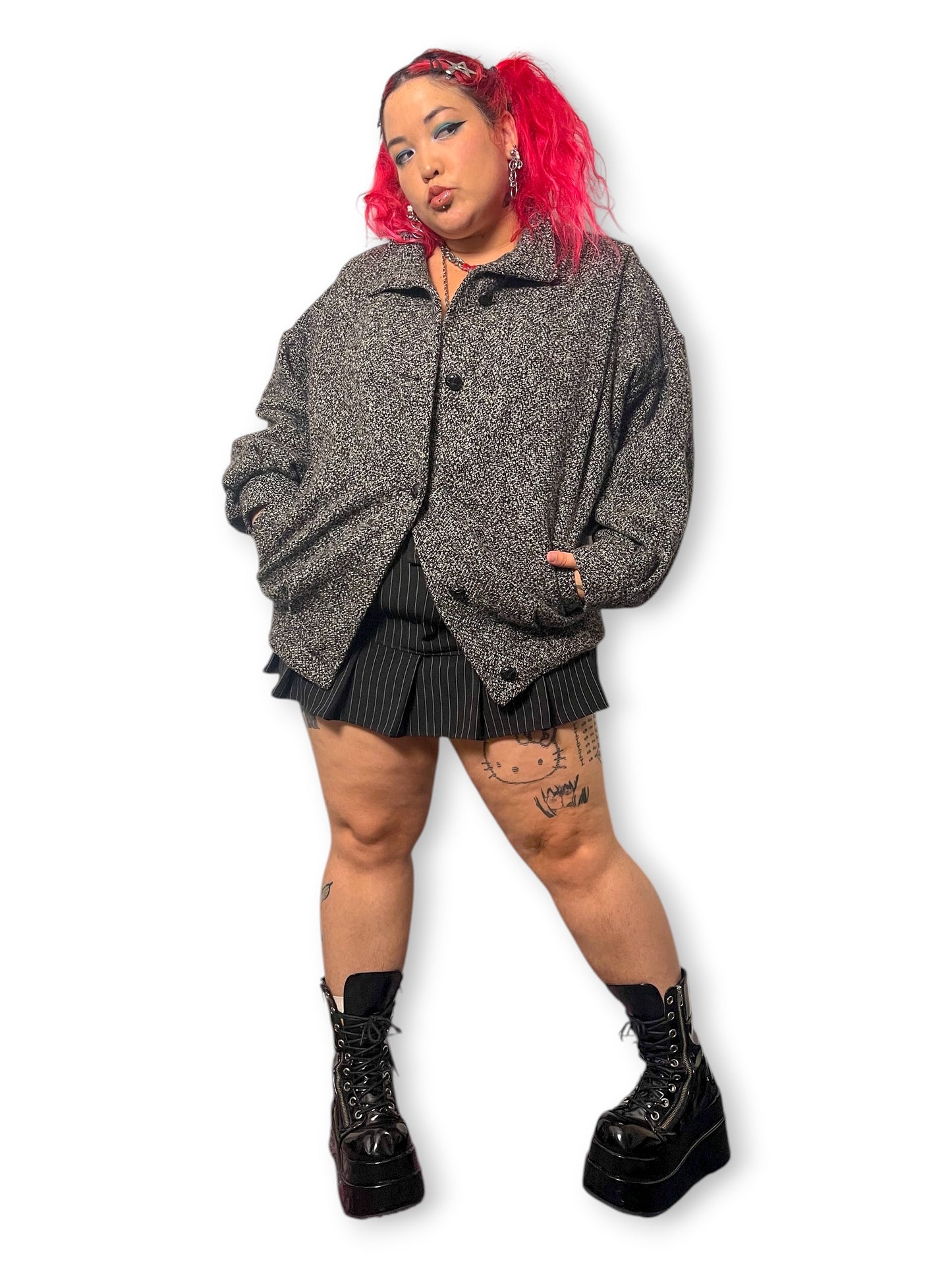 60’s/70’s Pinpoint Fashions Wool Coat (XL/2X)