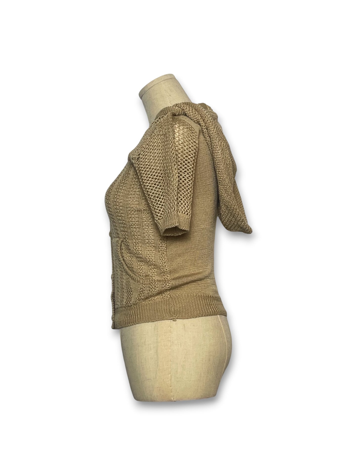 80’s Knit Hooded Sweater (S/M)