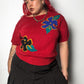 80’s Rejoice! Red Knit Shirt (2X)