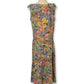 80’s/90’s Retro Tropical Midi Dress (XL/1X)