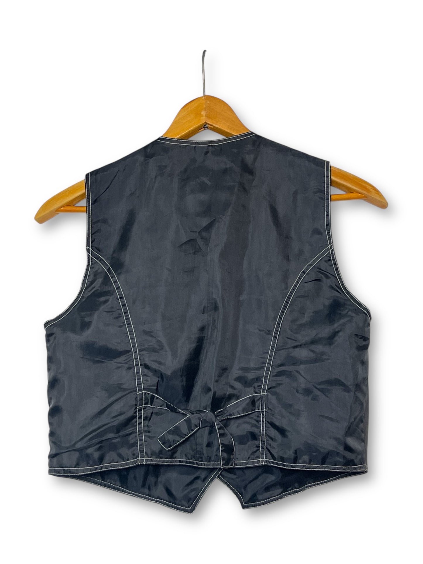 90’s Neutral Zone Black Pleather Vest (M)