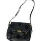90’s Black Patchwork Leather Purse