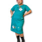 80’s/90’s Retro Shift Dress (1X)