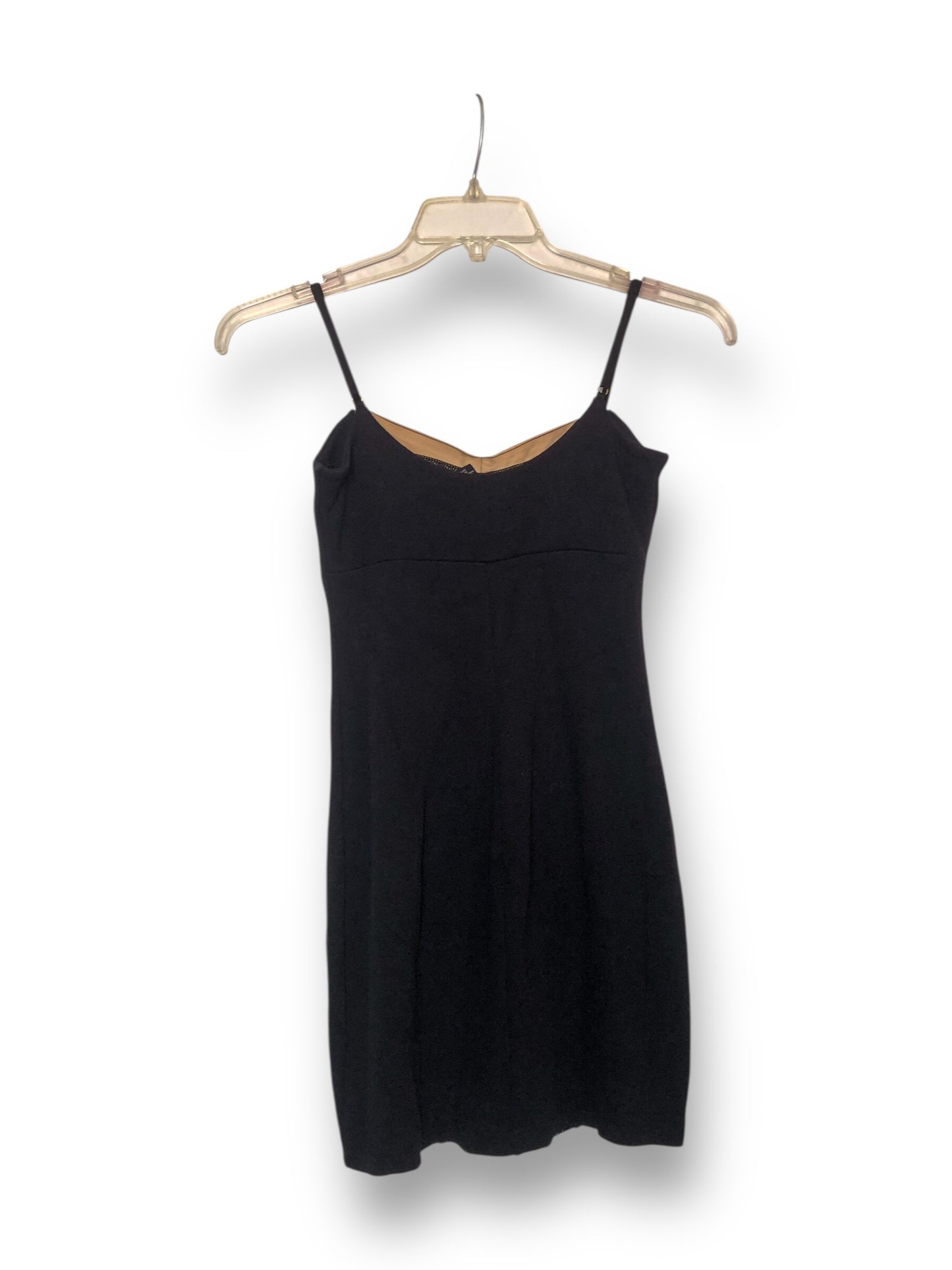 Y2K Moda International Black and Cream Bodycon Dress (S/M)