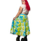 Y2K Floral Tiered Midi Skirt (2X)