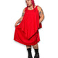 80’s Red Layered Tent Dress (3X)