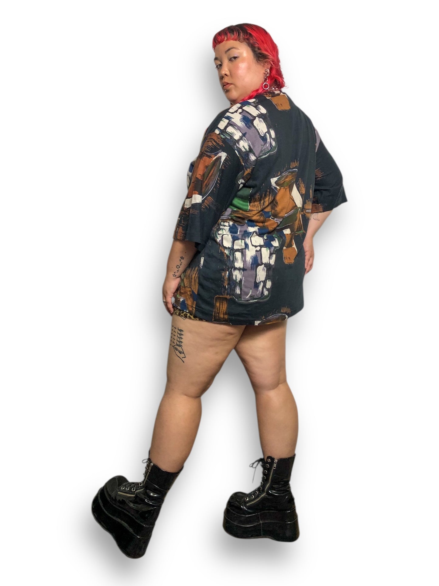 80’s/90’s Goouch Abstract Print T-Shirt (2X/3X)