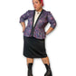 80’s Retro Peplum Dress (2X/3X)