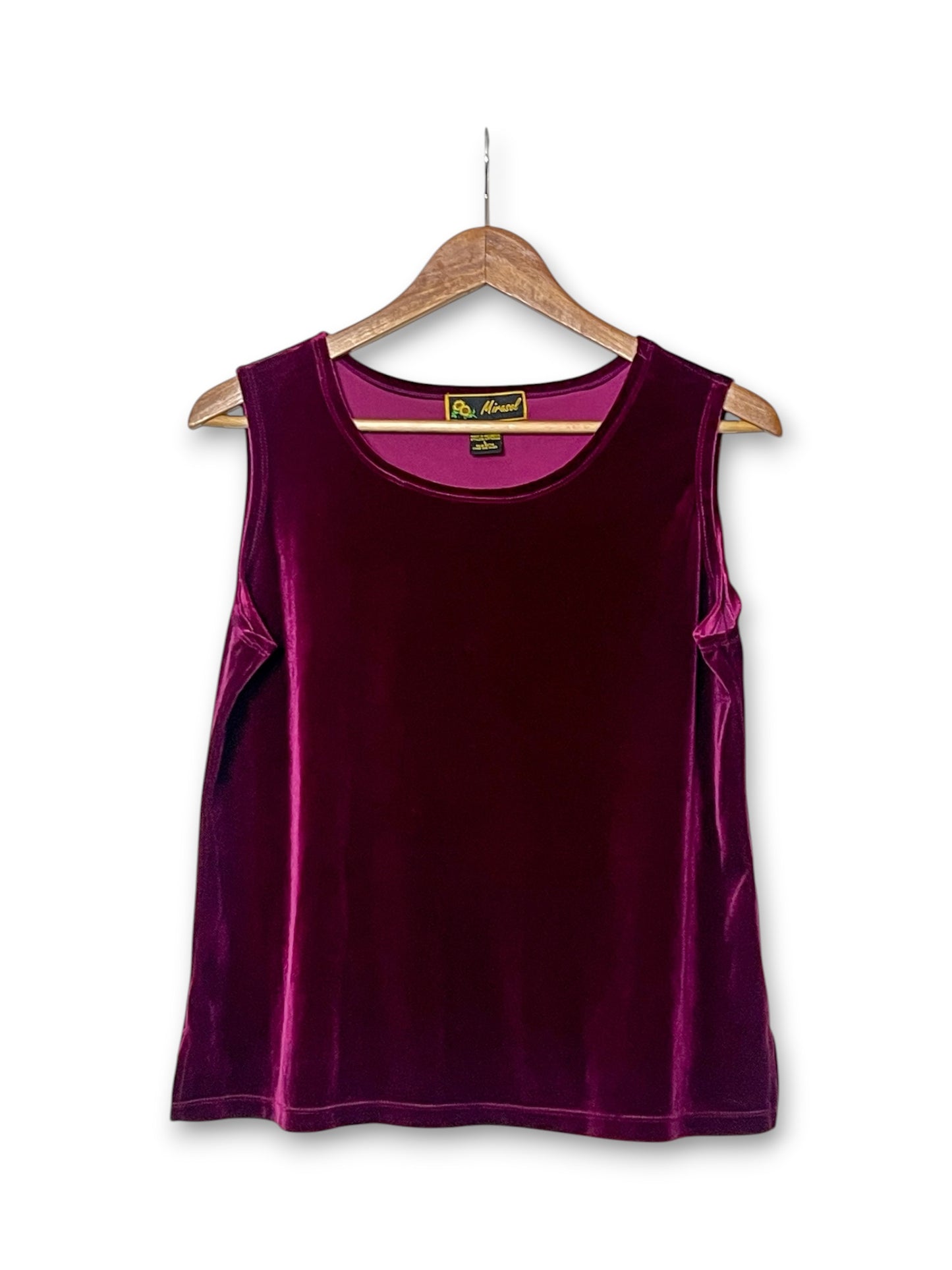 Y2K Velvet Tank Top (L/XL)