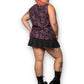 90’s/Y2K Coldwater Creek Purple Floral Tank Top (XL)