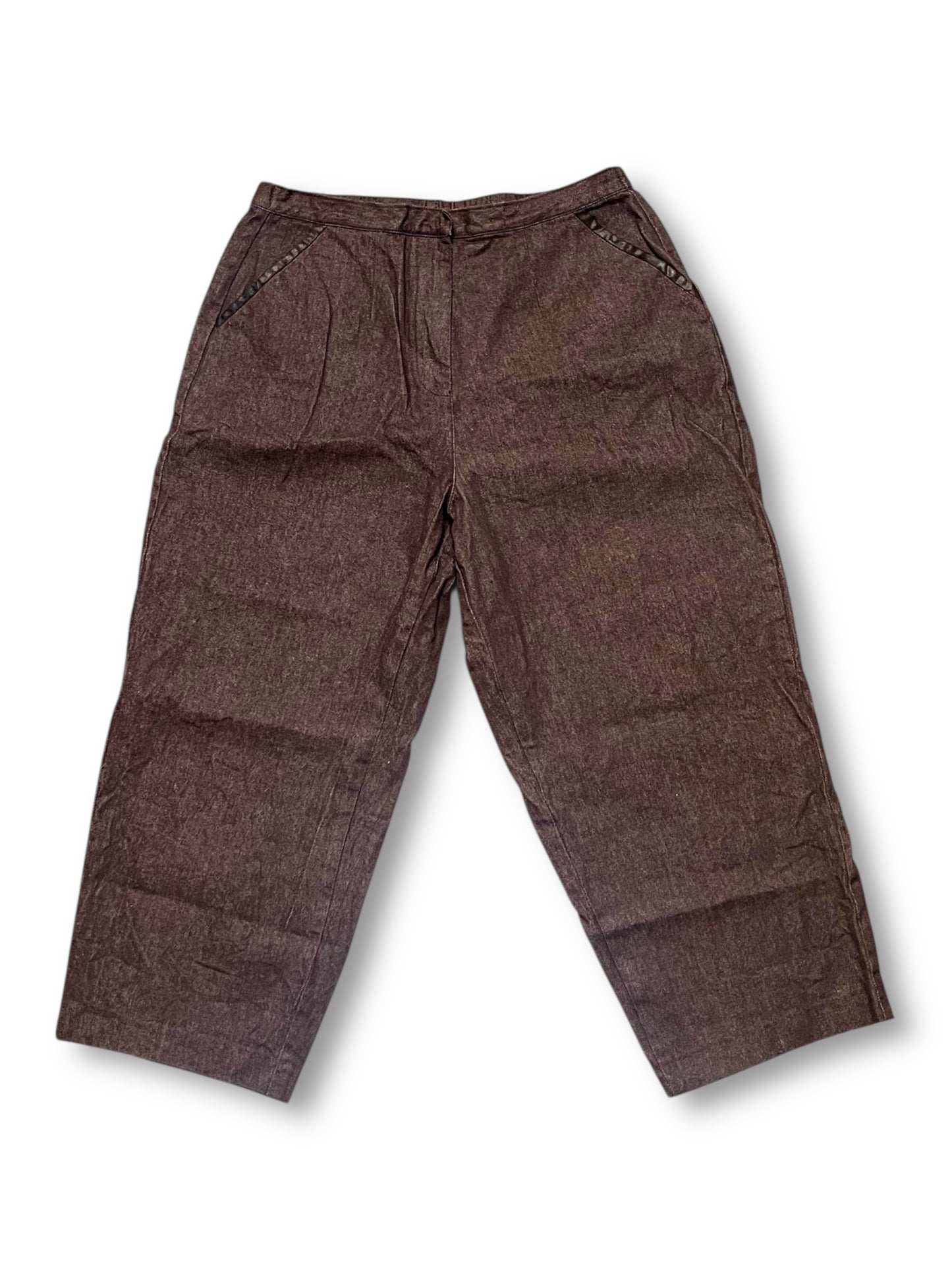 90’s/Y2K Terry Lewis Brown Denim Pants (L)