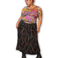 90’s Beaded Silk Midi Skirt (1X/2X/3X)