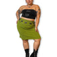 Y2K Lime Green Skirt (2X/3X)