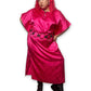 80’s Hot Pink Satin Nightgown (2X)