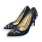Sam Edelman Denim Rhinestone Heels (6.5)