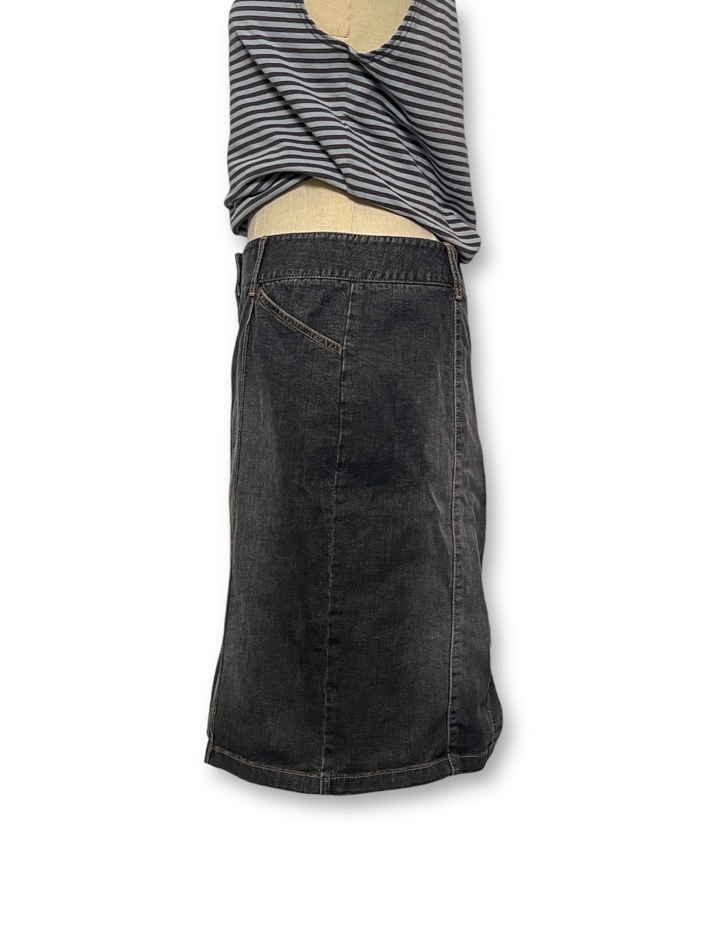 90’s/Y2K Denim Pencil Skirt (M)