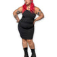Y2K/Modern Black Halter Dress (XL)