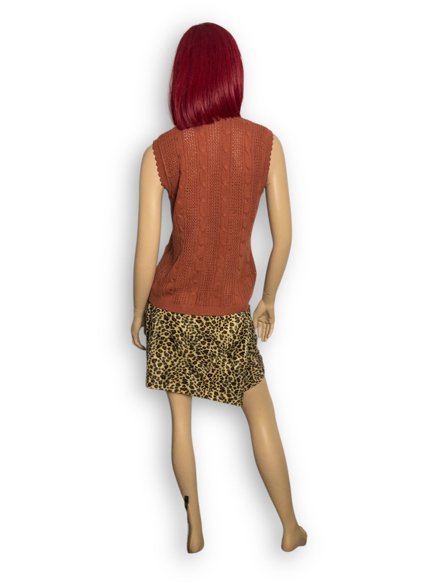 90’s Amusante Chestnut Knit Vest (L)