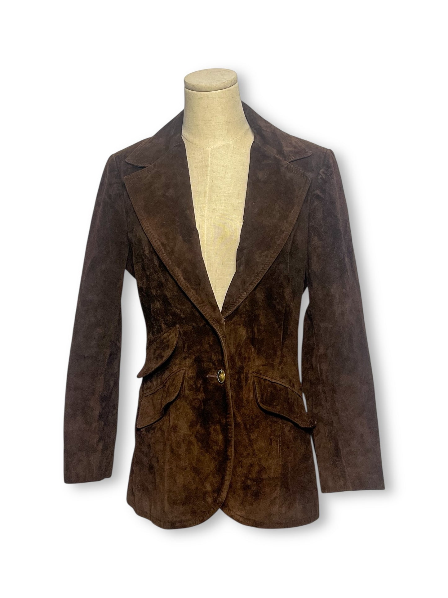 70’s/80’s Brown Suede Blazer (M)