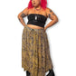 90’s Basic Editions Animal Print Checkered Midi Skirt (L/XL/2X/3X)
