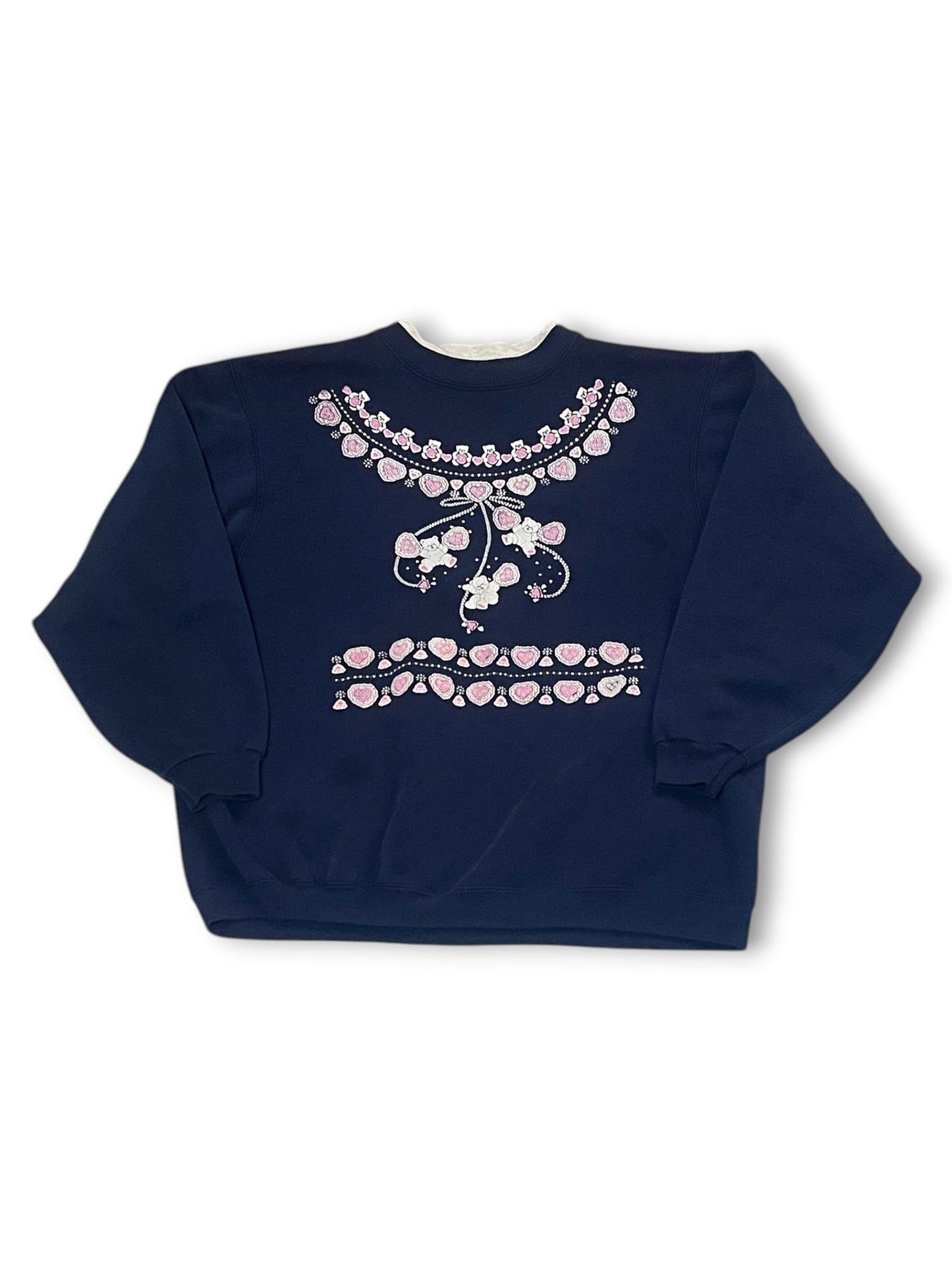 80’s Coquette Print Sweatshirt (XL)