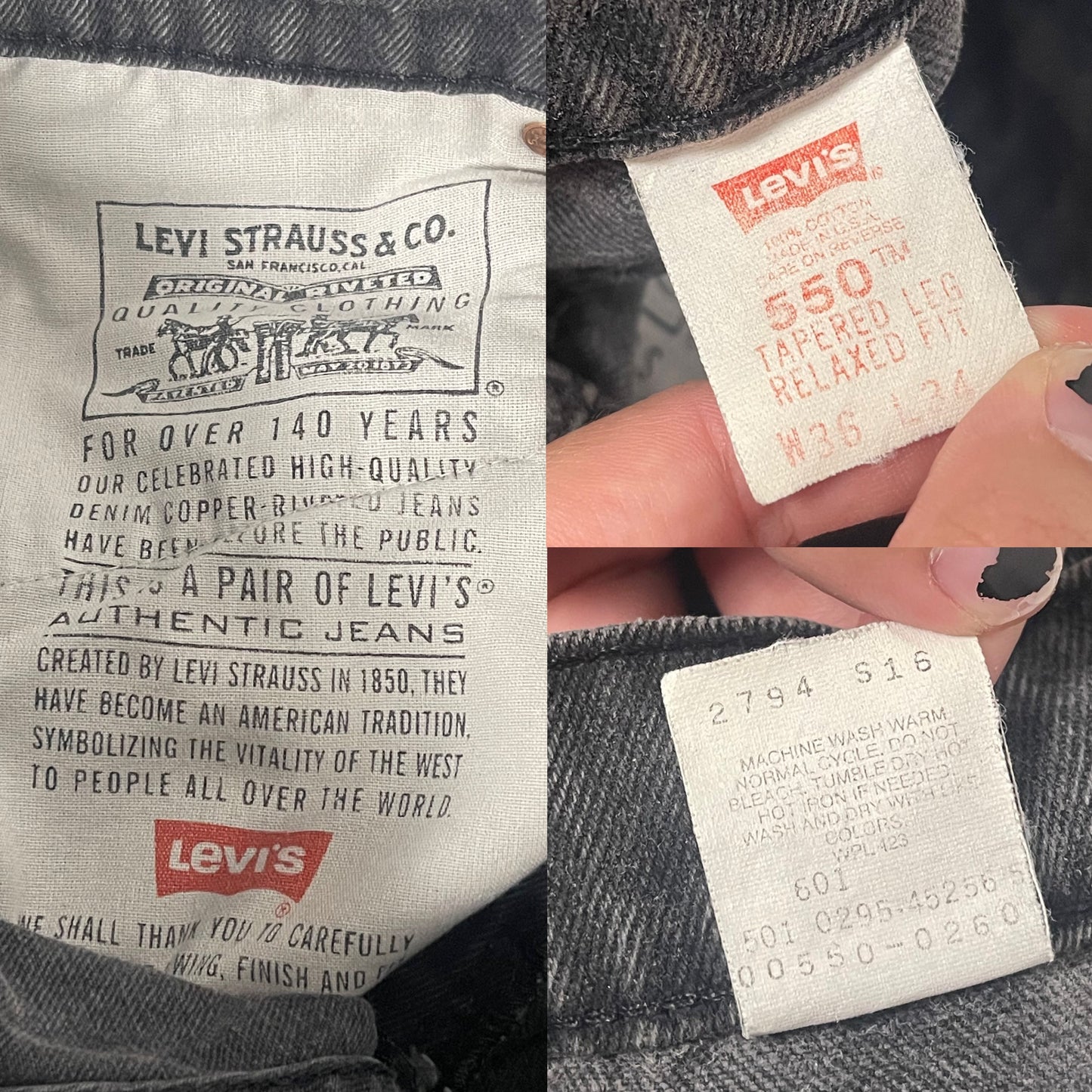 90’s Levi’s Faded Denim Jeans (XL)