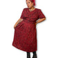 Y2K Animal Print Boho Maxi Dress (3X)