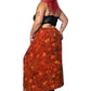 80’s Created for Essence by Mail Orange Floral Skirt (3X/4X)