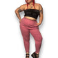 90’s/Y2K Venezia Pink Stirrup Pants (2X)