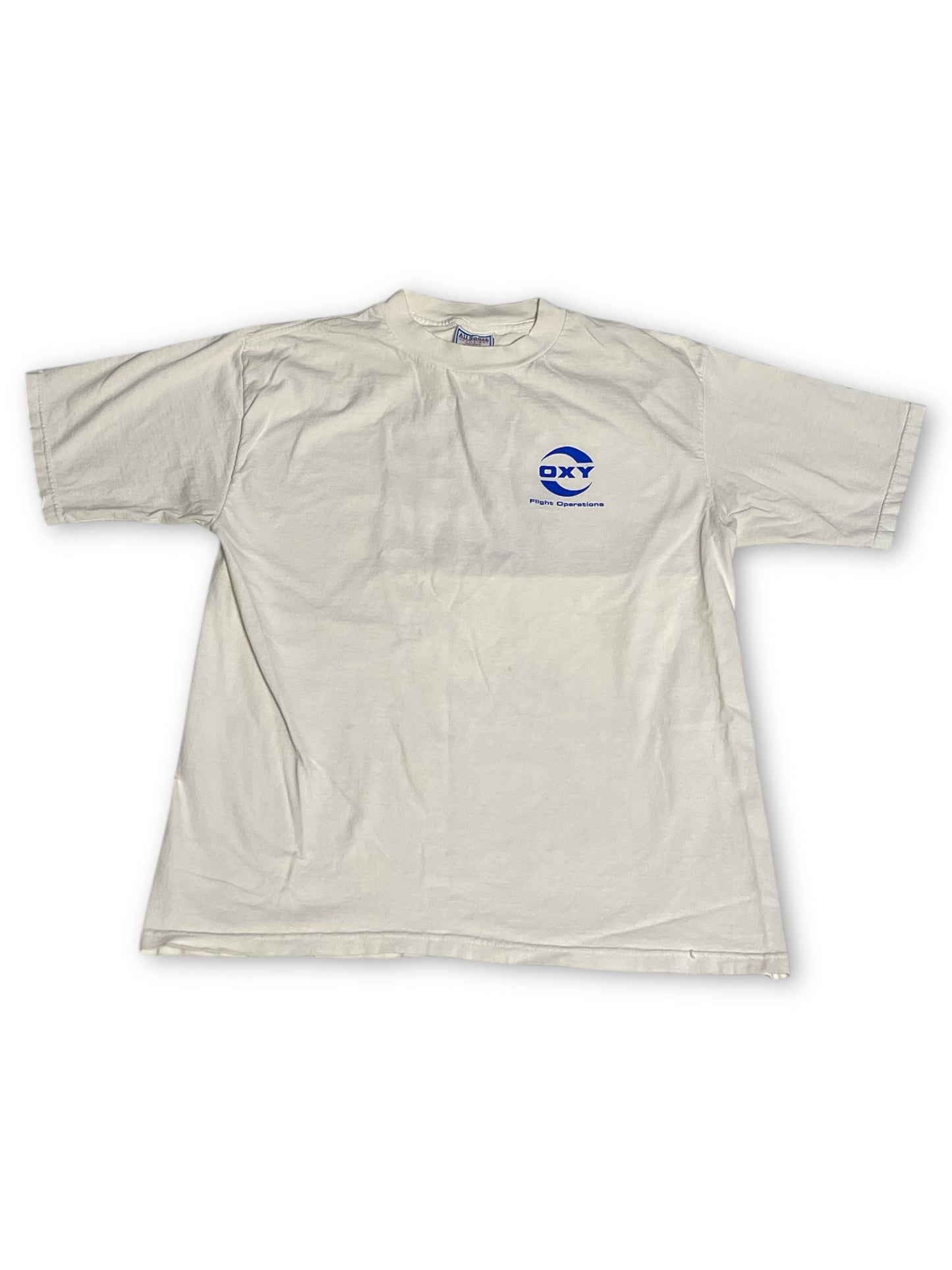 90’s/Y2K OXY White T-Shirt (L)