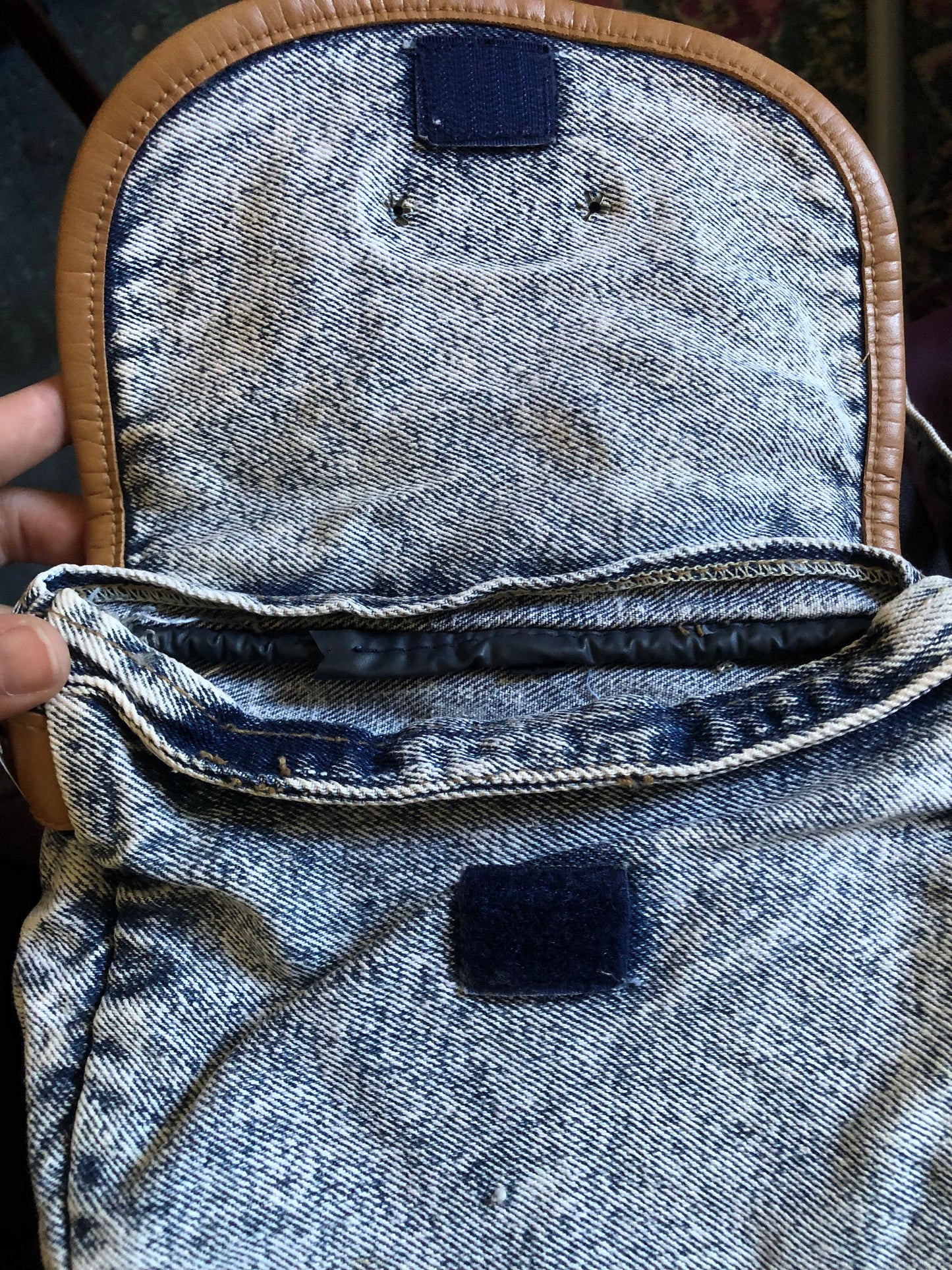 90’s/Y2K Cherokee Acid Wash Denim Mini Purse