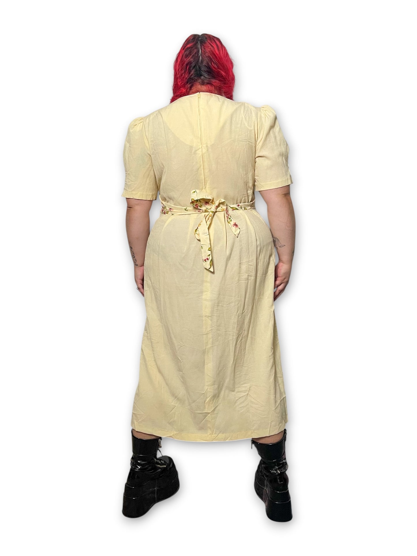 Y2K Prairie Cottage Maxi Dress (1X)