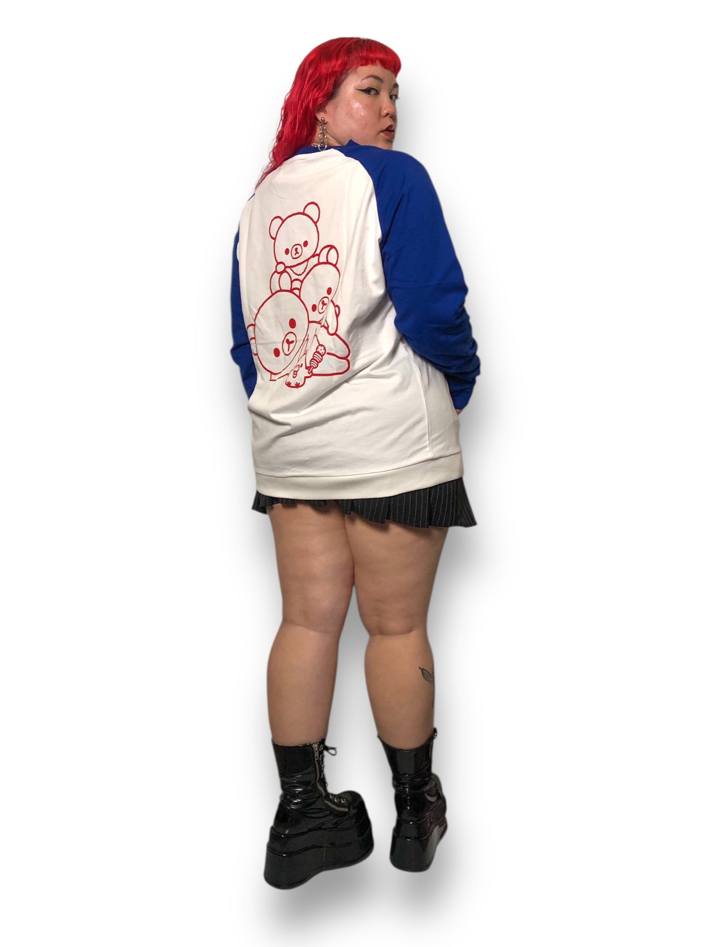 Rilakkuma 20th Anniversary USA Tour Raglan Long Sleeve Shirt (L/XL/2X)