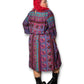 80’s Retro Print Midi Dress (2X/3X)